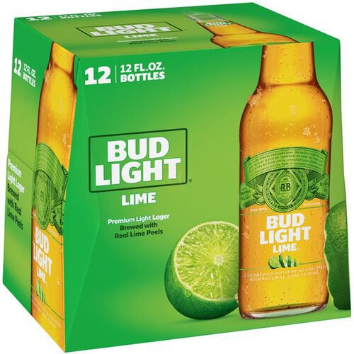 Bud Light Lime Bottle Cold
