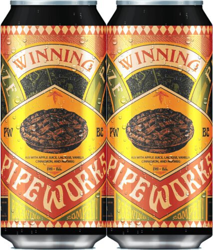 Pipeworks Prize Winning Pie Pale Ale W Apple Juice Cinnamon Lactose & Nutmeg