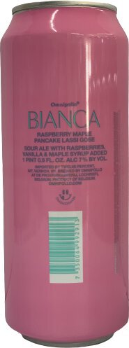 Omnipollo Bianca Raspberry Maple Pancake Lassi Gose 16oz Can