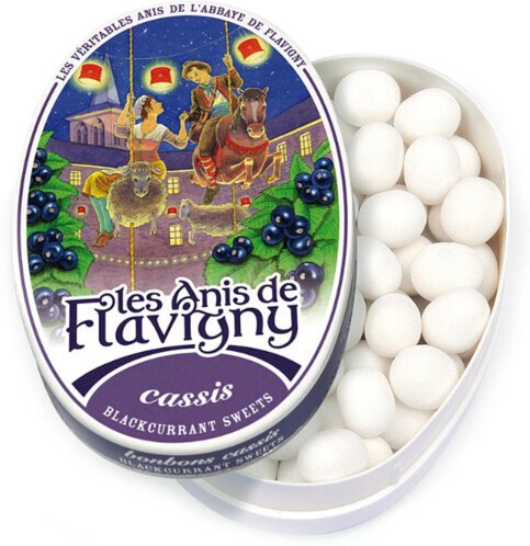 Les Anis de Flavigny Blackcurrant Flavored Hard Candy
