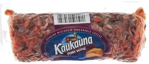 Kaukauna Cheese, Spreadable, Port Wine, with Almonds