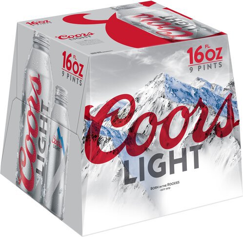 Coors Light Aluminum Bottle Cold