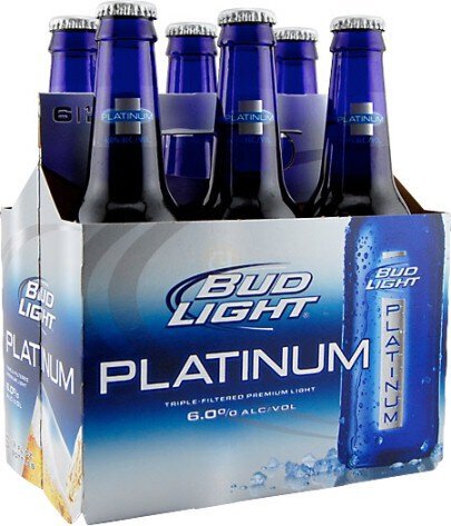 Bud Light Platinum Bottle Warm