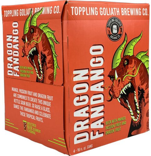 Topling Goliath Dragon Fandango Can