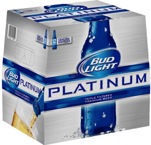 Bud Light Platinum Bottle Warm