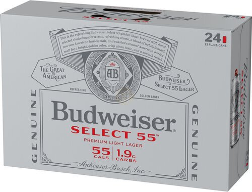 Budweiser Select 55 Can Warm