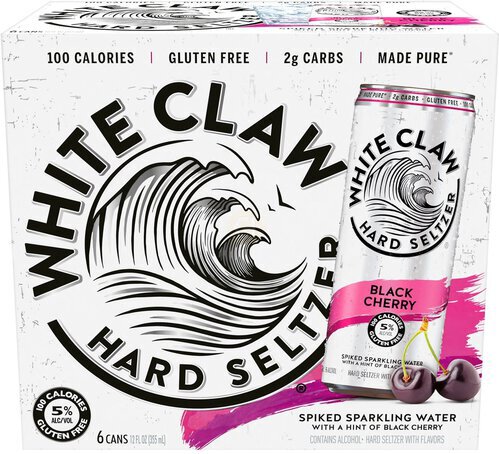 White Claw Black Cherry Can Warm