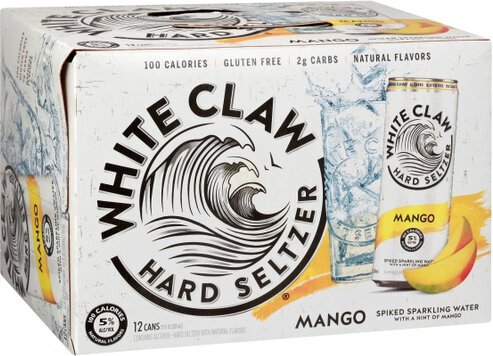White Claw Mango Can Warm