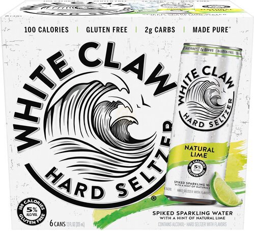 White Claw Lime Can Warm