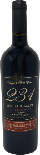Block 231 Cabernet Sauvignon Oakville