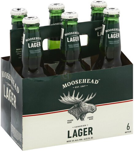 Moosehead Lager Bottle