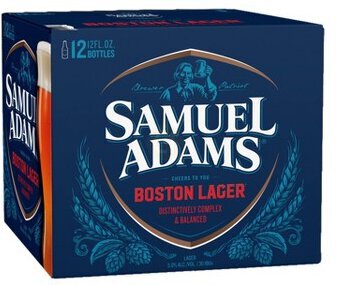 Sam Adam Boston Lager Bottle Cold