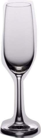 GLASS CHAMPAGNE FLUTE MEDIUM  - White - 7.5 Oz