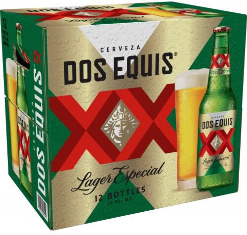 Dos Equis Lager Bottle Cold