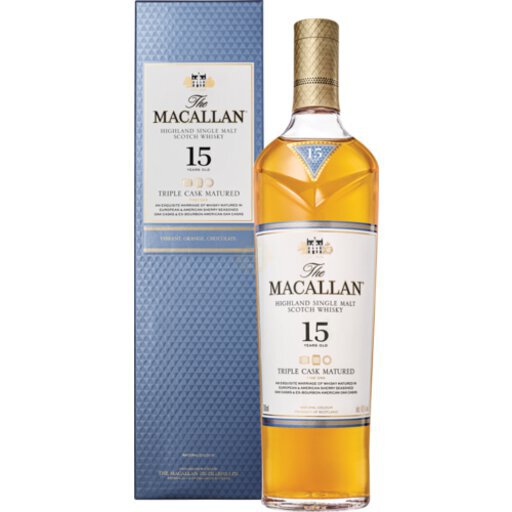 ウイスキー MACALLAN single malt scotch whiskey Macallan 15yr Triple Cask Single Malt Scotch - SB WINE AND SPIRIT