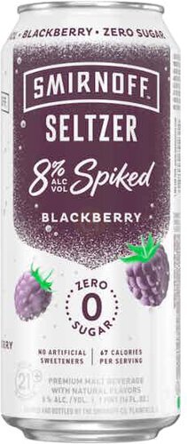 Smirnoff Seltzer Blackberry Single Can
