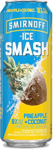 Smirnoff Smash Pineapple Coconut Single Can