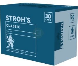 Stroh's Can Warm