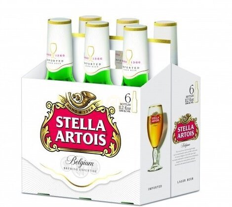 Stella Artois Bottle Cold