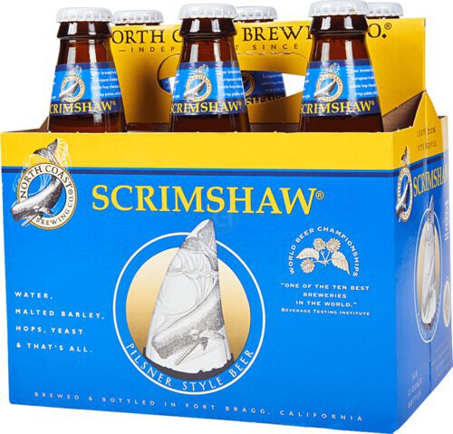 North Coast Scrimshaw Bottle