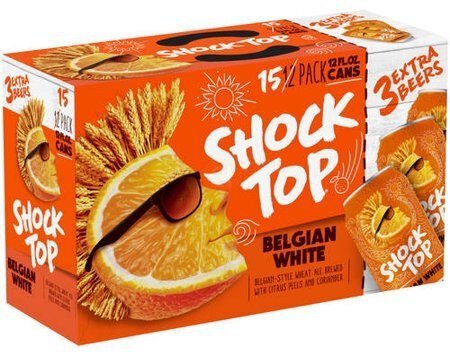 Shocktop Belgian White Can Warm