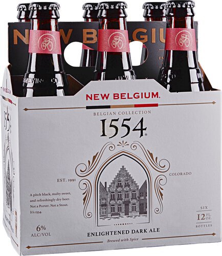 New Belgium 1554 Ale Bottle Warm