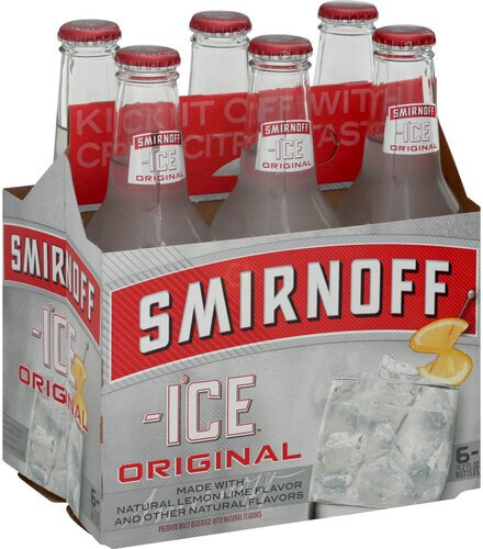 Smirnoff Ice Bottle Warm