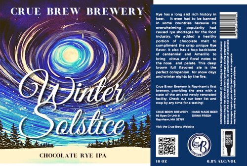 Crue Brew Winter Solstice Chocolate Rye IPA Can