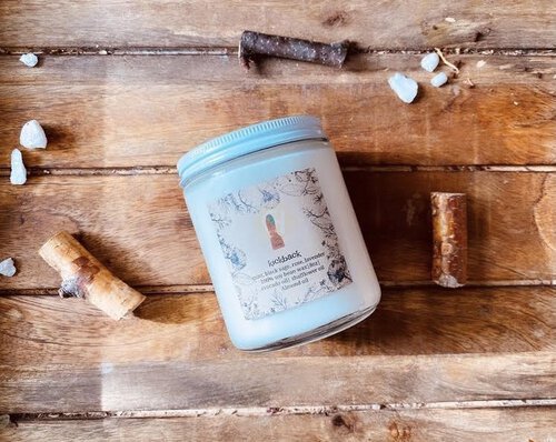Cognitive Coaching New White Kickback Mint Black Sage Rose Lavender Small 4oz 100 Soy Candle Hemp Infused With Cbd Oil