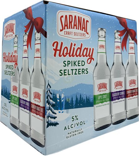 Saranac Holiday Spiked Seltzer Variety 12oz Bottles