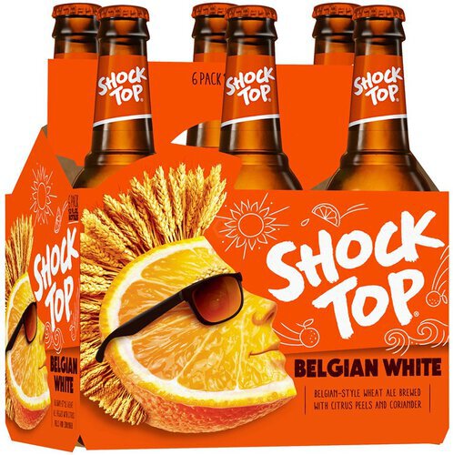Shocktop Belgian White Bottle Cold