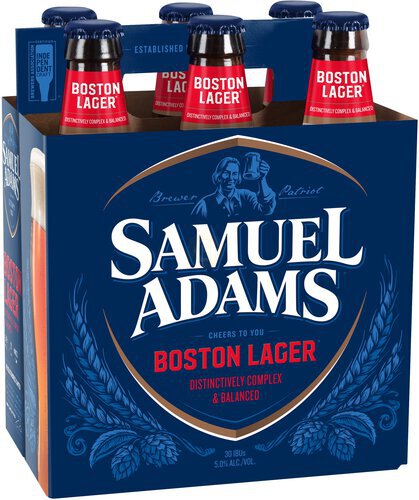 Sam Adam Boston Lager Bottle Cold