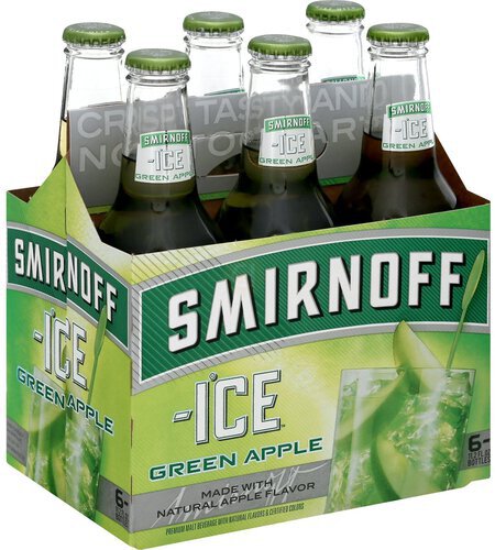 Smirnoff Green Apple Bottle Cold