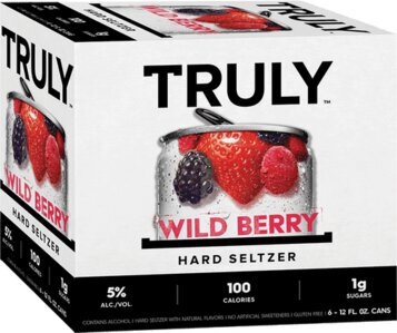 Truly Hard Seltzer Wild Berry ( 6 PK CANS )