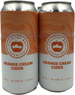 Country Boy Orange Cream Cider 4pk