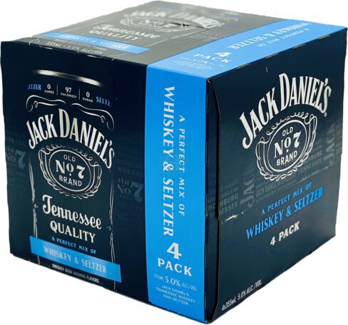 Jack Daniel's Whiskey & Seltzer ( 4x 355 ML )