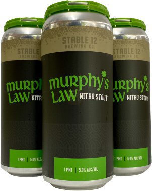 Stable 12 Murphy's Law Nitro Stout 16oz Cans