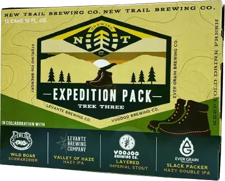 New Trail Expedition Pack Trek Three Variety 12oz Cans
