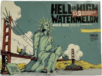 21st Amendment Watermelon Wheat Beer 12oz Cans