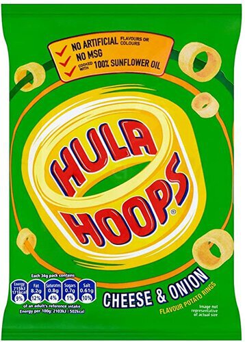 Hula Hoops Cheese & Onion