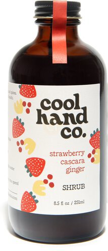 Cool Hand Co Strawberry Cascara Ginger Shrub