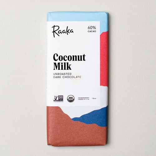 Raaka Oat Milk Unroasted Dark Chocolate Bar Copy