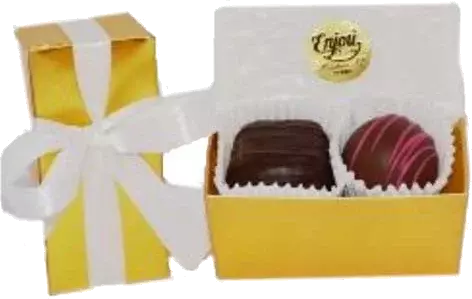 ENJOU TRUFFLES 12 PIECE .35LB GOLD BOX