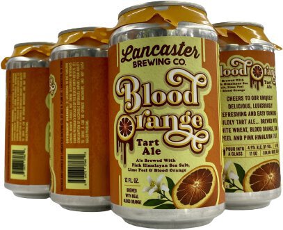 Lancaster Blood Orange Tart Sour Ale 12oz Cans