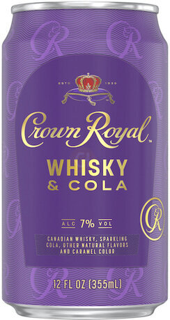 Crown Royal Whisky & Cola Cocktail (4pk)