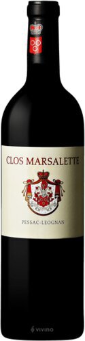 Chateau Clos Marsalette 2014 Pessac Leognan