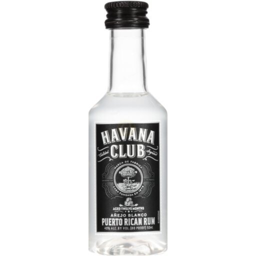 Havana Club Añejo Blanco 37.5% Havana Club Anejo Blanco 50ML - Markay's Wine & Spirits