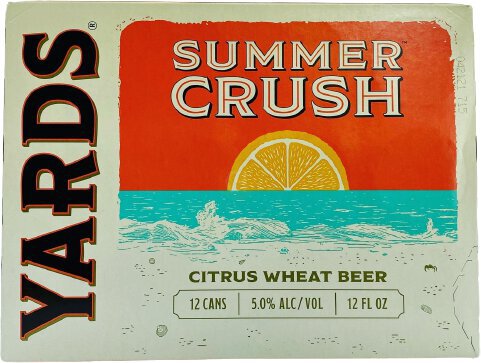 Yards Summer Crush Citrus Wheat Beer 12oz Cans