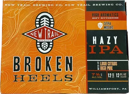 New Trail Broken Heels Ne Hazy IPA 12oz Cans