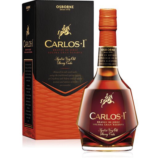 CARLOS I ソレラ・グラン・レゼルバ 1L Carlos I Brandy De Jerez Solera Gran Reserva - McAdam Buy-rite